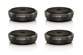 Viablue UFO Absorber XL Schwarz - Anti-Vibrations-Basen