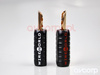 Wireworld GOLD BANANA Set Schraube 10ga (mit Hülse) - Bananenstecker 