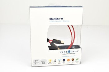 Wireworld Starlight 8 USB 2.0 Flach (S2AB) - USB A-B