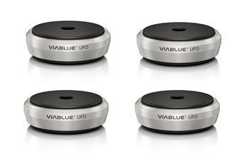 Viablue UFO Absorber XL Silber - Anti-Vibrations-Basen