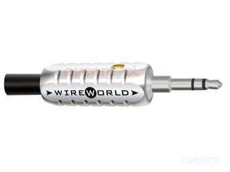 Wireworld 3,5 Mini-Klinkenstecker mit 6,5 mm Silberhülse