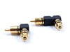 Viablue XS RCA Adapter 90° S/XL MIX - 1RCA(M)-1RCA(F) Adapter
