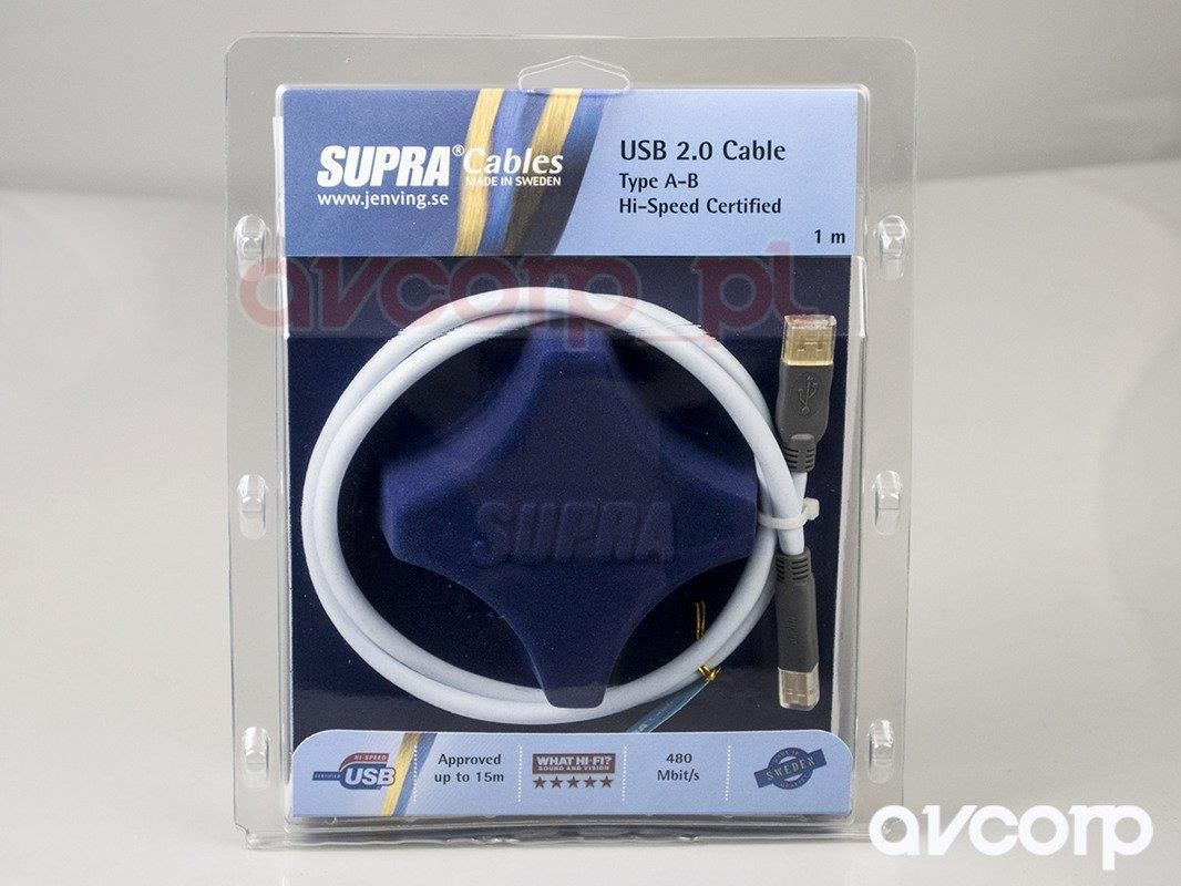 Supra USB 2.0 A-B Hochgeschwindigkeit - USB A-B
