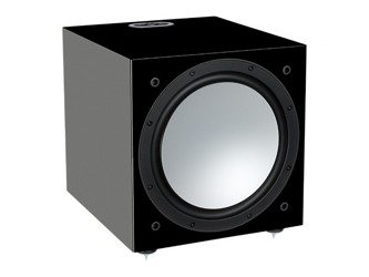 Monitor Audio Silber 6G W12 - Schwarz (glänzend)