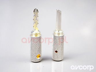 Wireworld SILVER BANANA Uni-Term mit Buchse - Bananenstecker