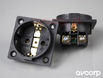 Furutech FI-E30 (G) - Einbaubuchse schuko (EU)