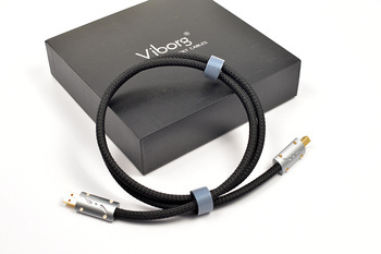 Viborg UC01 Versilbertes USB A/B