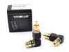 Viablue XS RCA-Adapter 90° XL - 1RCA(M)-1RCA(F)