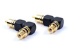 Viablue XS RCA-Adapter 90° XL - 1RCA(M)-1RCA(F)