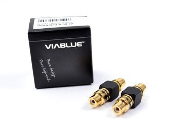 Viablue XS RCA-Verlängerungsadapter - 1RCA(F)-1RCA(F)-Adapter