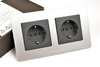 GigaWatt Duplex G-044 schuko Wandsteckdose (EU)