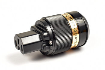 IeGO 8095-Ag - IEC C15 Stecker - schwarz - silber