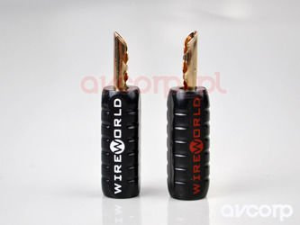 Wireworld GOLD BANANA Set Schraube 10ga (mit Hülse) - Bananenstecker